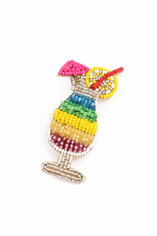 REGENBOGEN-COCKTAIL-BROSCHЕ