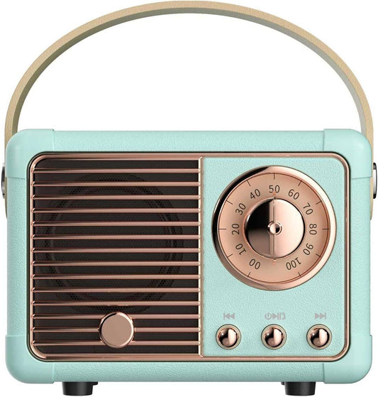 Vintage-Bluetooth-Lautsprecher: Schwarz
