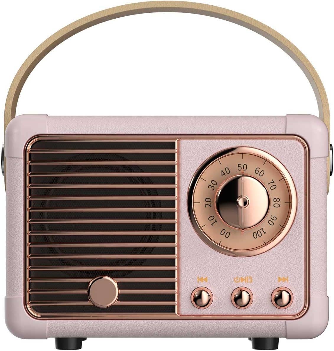 Vintage-Bluetooth-Lautsprecher: Schwarz