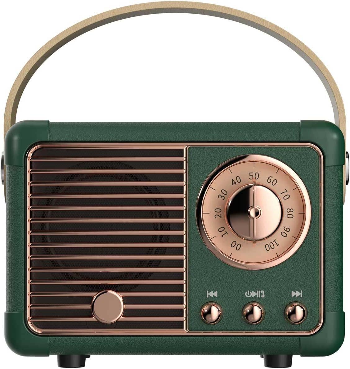 Vintage-Bluetooth-Lautsprecher: Schwarz