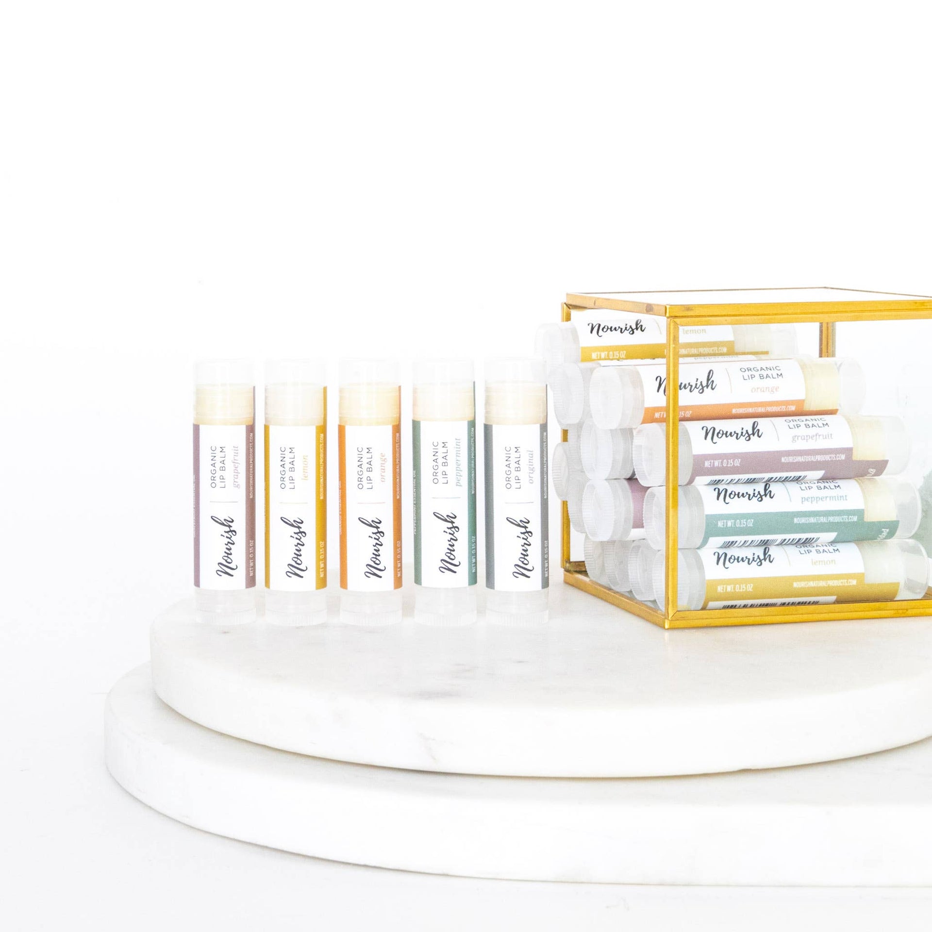 Bio-Lippenbalsam in 8 herrlich geschmeidigen Geschmacksrichtungen: Mischung von Aromen