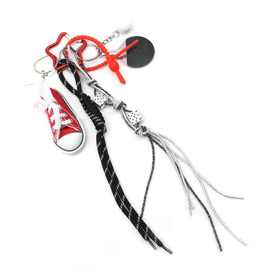 Taschenanhänger - Bag Charm - KORB: Rot