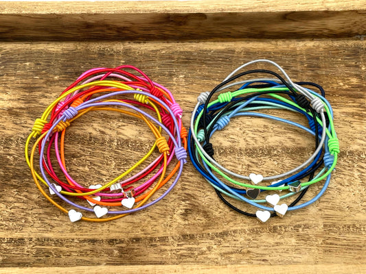 MINI - HERZ Mix, elastisch, Glücksbringer Minimalist SI