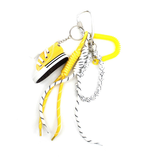Taschenanhänger - Bag Charm - KORB: Gelb