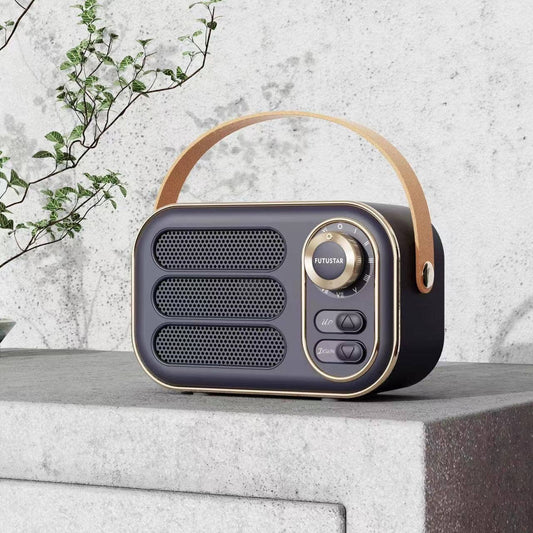 Vintage-Bluetooth-Lautsprecher: Marineblau