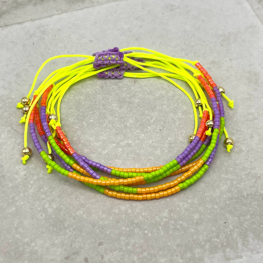 MIYUKI SPLASH, Armband  japanische Glasperlen